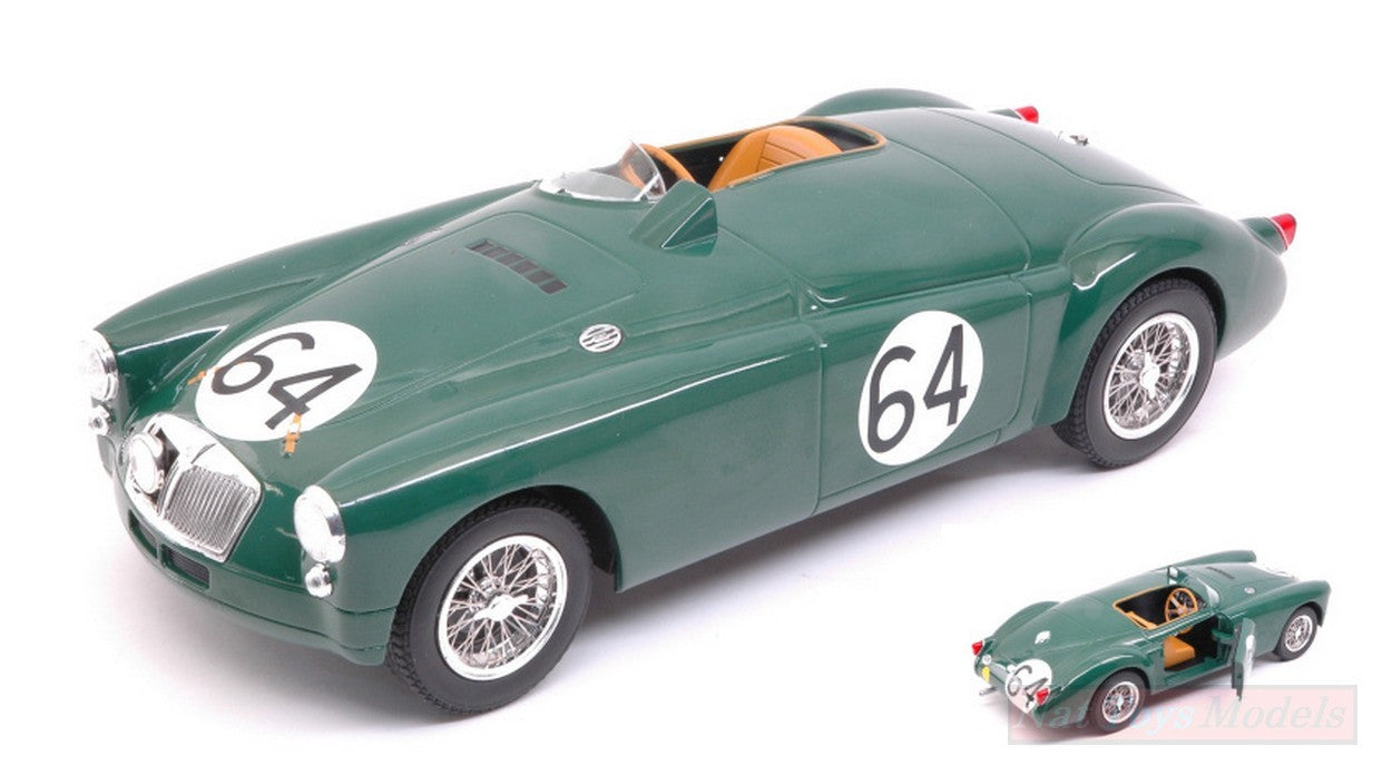 MODELLINO IN SCALA COMPATIBILE CON MG EX 182 N.64 17th LM 1955 T.LUND-H.WAEFFLER 1:18 TRIPLE 9 T9-1800163