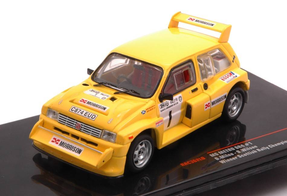 MODELLINO IN SCALA COMPATIBILE CON MG METRO 6R4 N.1 WINN.SCOTTISH RALLY CHAMPIONSH.1991 MILNE/WILSON 1:43 IXO MODEL RAC362