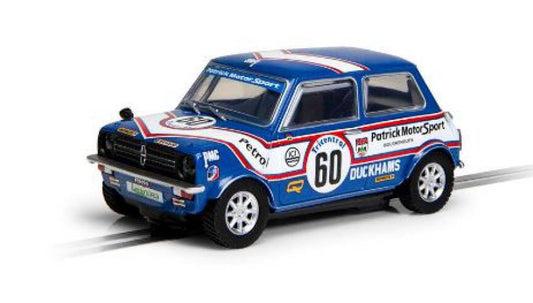 MODELLINO IN SCALA COMPATIBILE CON MINI 1275 GT PATRICK MOTORSPORT RICHARD LONGMAN 1979 SLOT 1:32 SCALEXTRIC C4337