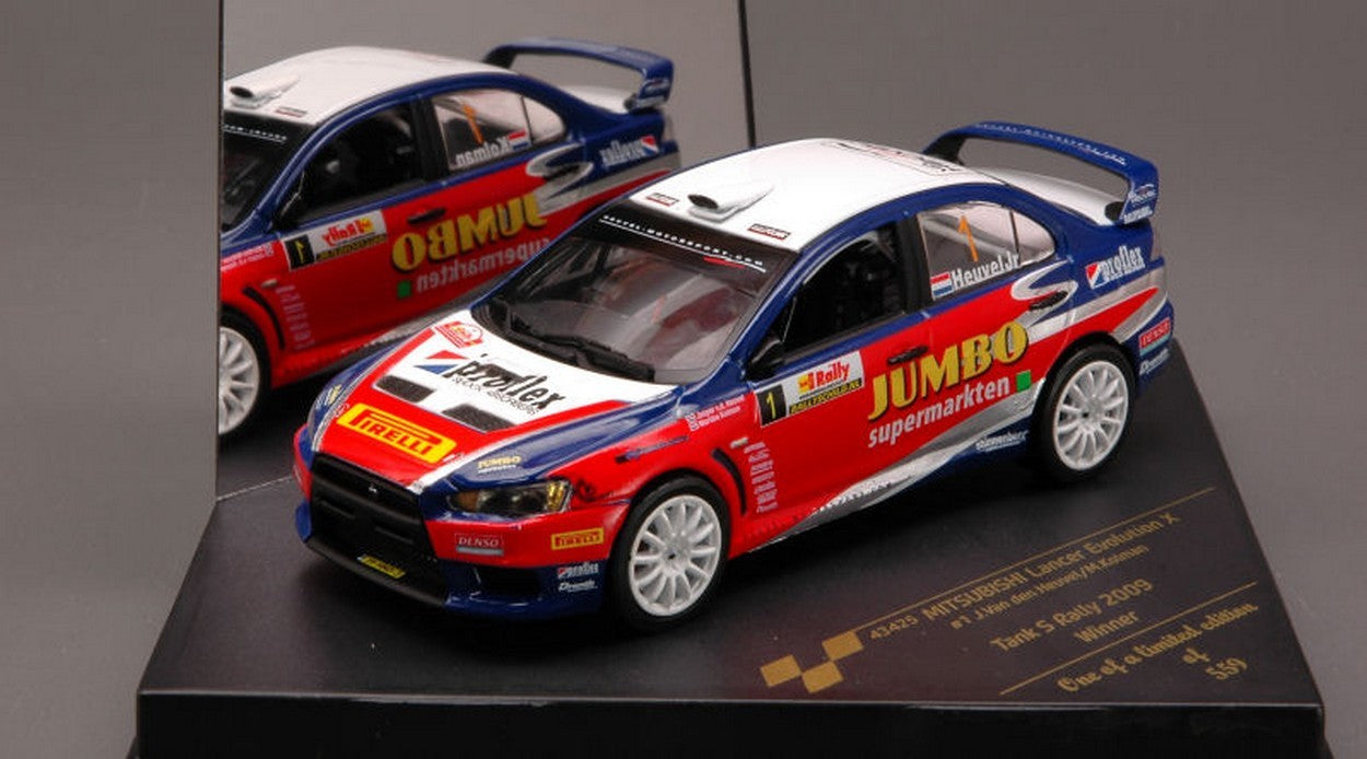 MODELLINO IN SCALA COMPATIBILE CON MITS.LANCER EVO X N.1 HOLL.2009 1:43 VITESSE VE43425