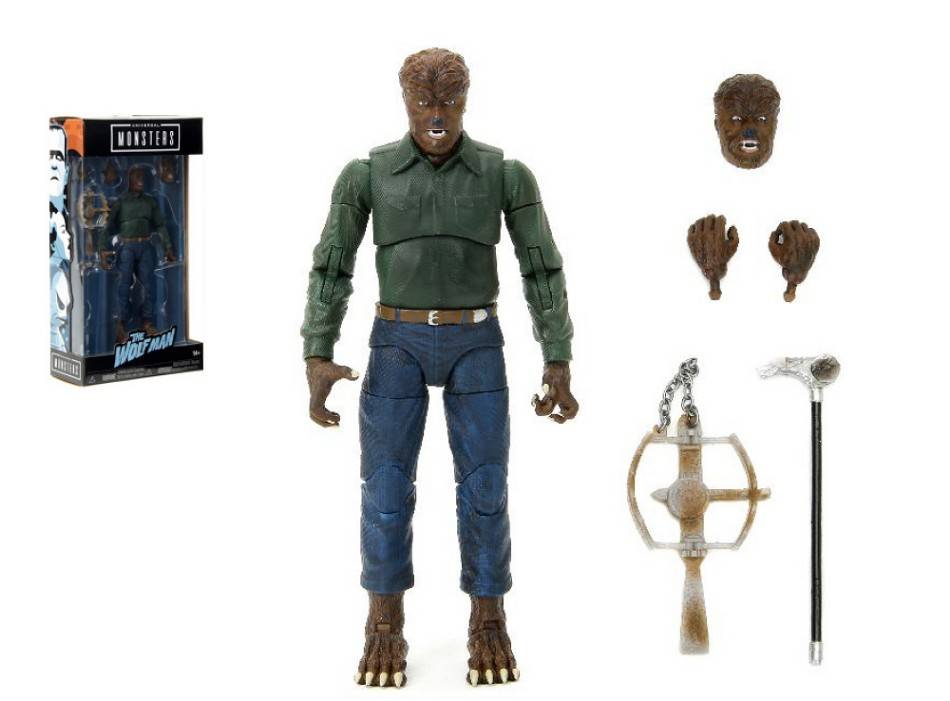 MODELLINO IN SCALA COMPATIBILE CON MONSTERS THE WOLFMAN FIGURE METALS SERIES cm 15 JADA TOYS JADA51018