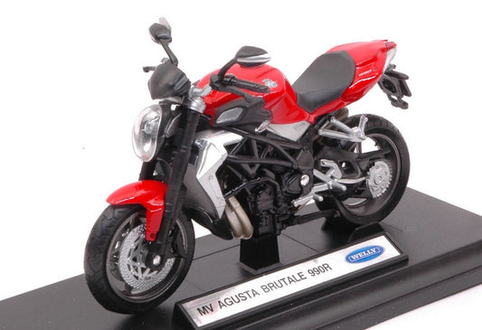 SCALE MODEL COMPATIBLE WITH MV AGUSTA BRUTALE 990R 1:18 WELLY WE38511A