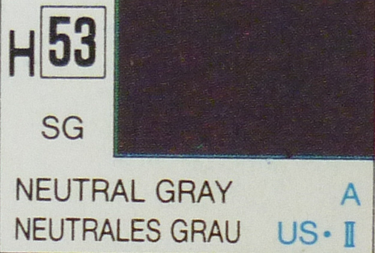 COLORI MODELLISMO NEUTRAL GREY SEMI-GLOSS ml 10 Pz.6 GUNZE GU0053