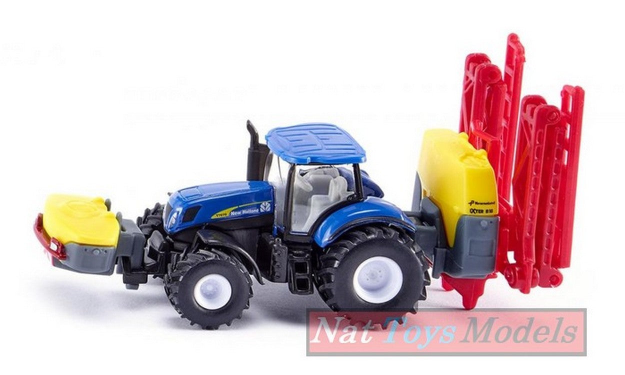 MODELLINO IN SCALA COMPATIBILE CON NEW HOLLAND C/BARRE IRRORATRICI 1:87 SIKU SK1799