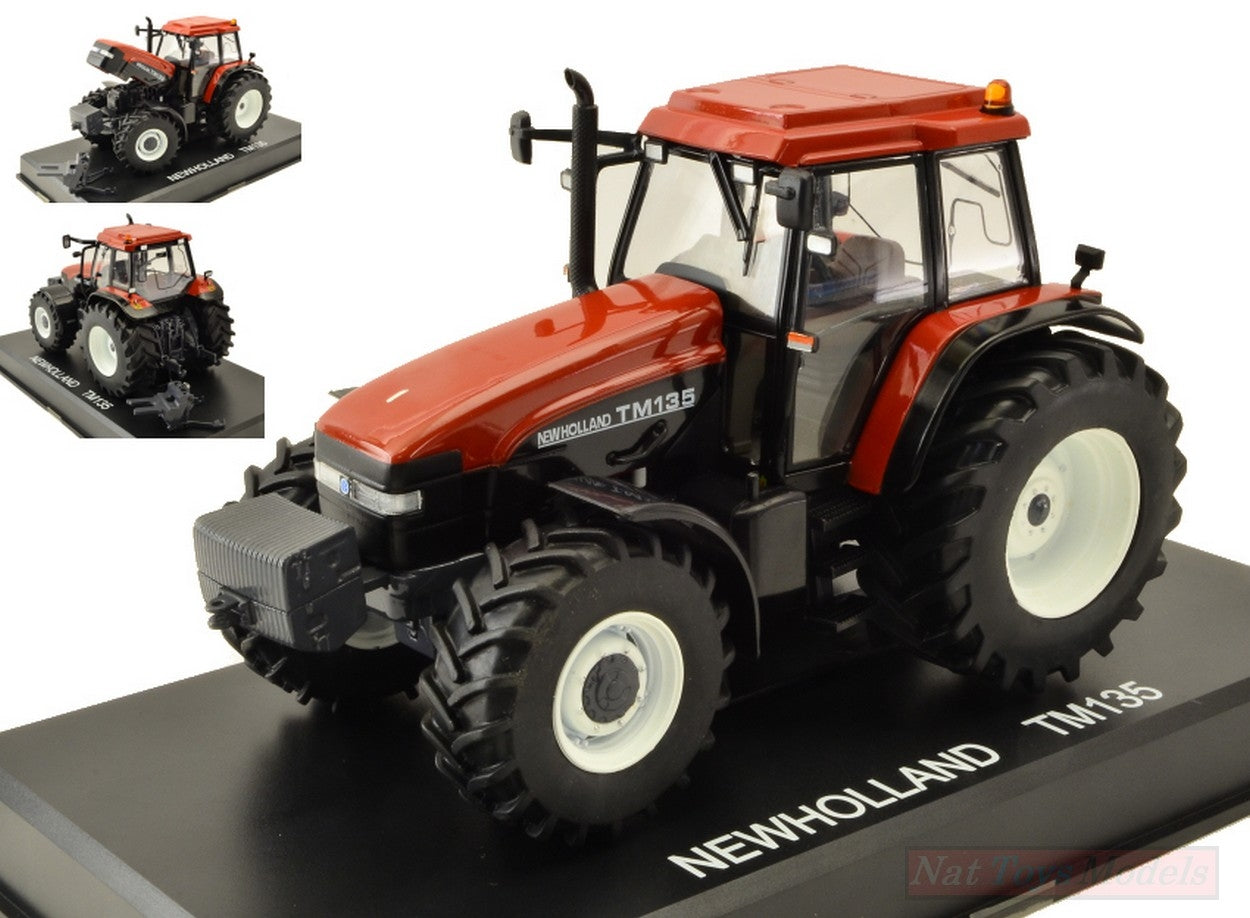 SCALE MODEL COMPATIBLE WITH NEW HOLLAND TM135 BROWN 1:32 REPLICAGRI REPLI221