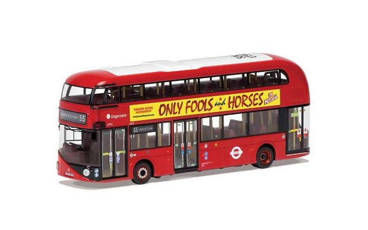 SCALE MODEL COMPATIBLE WITH NEW ROUTMASTER "ONLY FOOLS AND HORSES" ROUTE 55 OXFORD CIRCUS 1:76 CORGI OM46633B