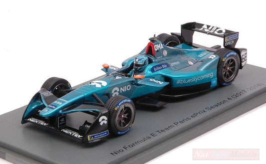 MODELE REDUIT COMPATIBLE AVEC NIO N.68 PARIS FORMULA E (2017-2018) MA QING HUA 1:43 SPARK MODEL S5943