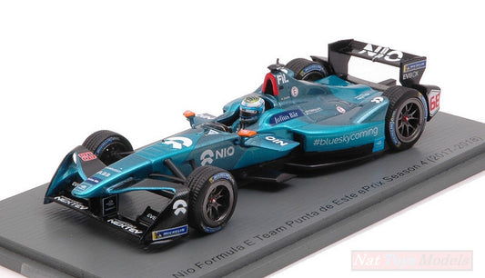 MODÈLE RÉDUIT COMPATIBLE AVEC NIO N.68 PUNTA DEL ESTE FORMULA E (2017-2018) L.FILIPPI 1:43 SPARK MODEL S5944