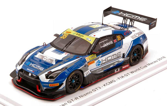 SCALE MODEL COMPATIBLE WITH NISMO GT-R GT3 N.35 FIA GT WORLD CUP MACAU 2018 OLIVER JARVIS 1:43 SPARK MODEL SA172