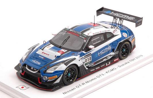 SCALE MODEL COMPATIBLE WITH NISSAN GT-R N.018 10 H SUZUKA 2019 IMPERATORI-LIBERATI-JARVIS 1:43 SPARK MODEL SJ092