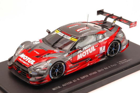 SCALE MODEL COMPATIBLE WITH NISSAN GT-R N.1 4th Rd.4 FUJI 2015 S.GT500 T.MATSUDA-R.QUINTARELLI 1:43 EBBRO EB45277