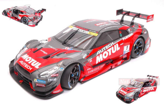 MODELLINO IN SCALA COMPATIBILE CON NISSAN GT-R N.1 9th SUPER GT500 SUGO 2016 T.MATSUDA-R.QUINTARELLI 1:18 EBBRO EB81044