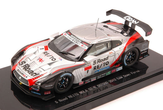 SCALE MODEL COMPATIBLE WITH NISSAN GT-R N.1 SUPER GT500 2012 MASATAKA-RONNIE 1:43 EBBRO EB44852