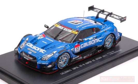 MODELLINO IN SCALA COMPATIBILE CON NISSAN GT-R N.12 5th FUJI SUPER GT500 2017 H.YASUDA-J.MARDENBOROUGH 1:43 EBBRO EB45511