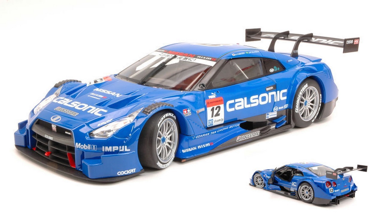 MODÈLE RÉDUIT COMPATIBLE AVEC NISSAN GT-R N.12 WINNER FUJI GT500 2014 H.YASUDA-J.POLIVEIRA 1:18 EBBRO EB81017