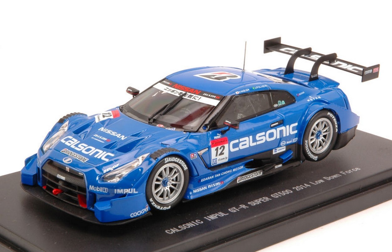 SCALE MODEL COMPATIBLE WITH NISSAN GT-R N.12 WINNER FUJI SUPER GT500 2014 H.YASHUDA-J.POLIVEIRA 1:43 EBBRO EB45101