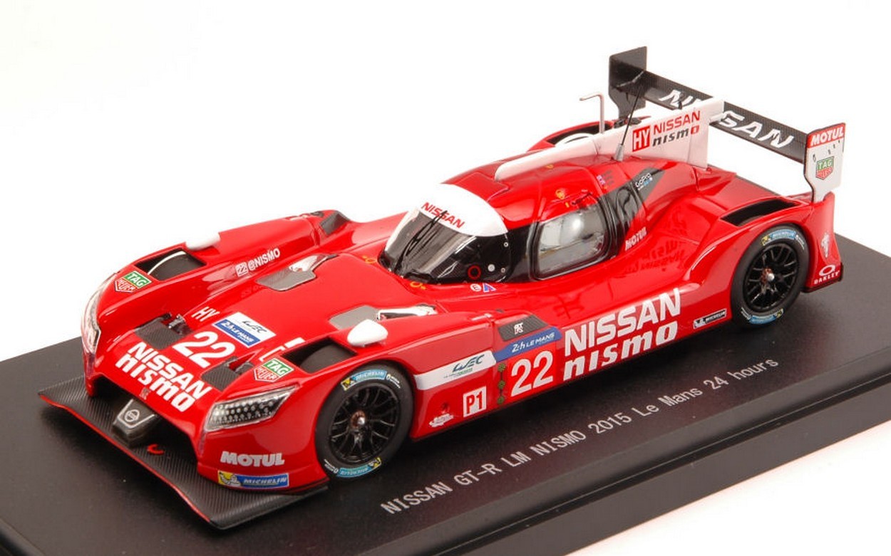 SCALE MODEL COMPATIBLE WITH NISSAN GT-R N.22 NC LM 2015 TINCKNELL-BUNCOMBE-KRUMM 1:43 EBBRO EB45255