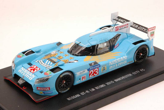 SCALE MODEL COMPATIBLE WITH NISSAN GT-R N.23 LM NISMO 2015 MANCHESTER CITY FC VERSION 1:43 EBBRO EB45251