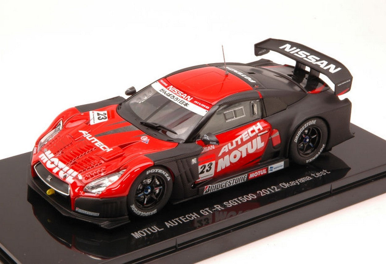 SCALE MODEL COMPATIBLE WITH NISSAN GT-R N.23 SGT500 2012 OKAYAMA TEST 1:43 EBBRO EB44763