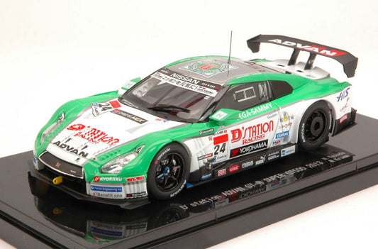 SCALE MODEL COMPATIBLE WITH NISSAN GT-R N.24 SUPER GT500 2013 H.YASUDA-M.KRUMM 1:43 EBBRO EB44913