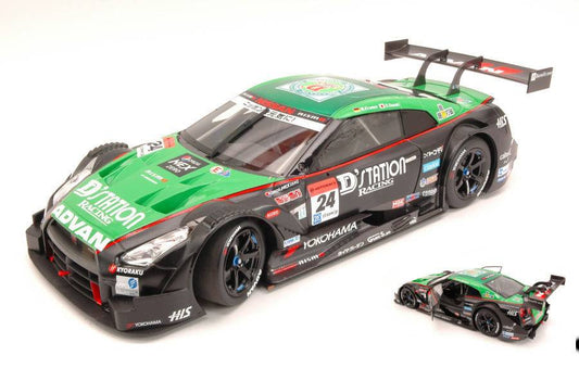 MODÈLE RÉDUIT COMPATIBLE AVEC NISSAN GT-R N.24 SUPER GT500 2014 KRUMM-SASAKI 1:18 EBBRO EB81019