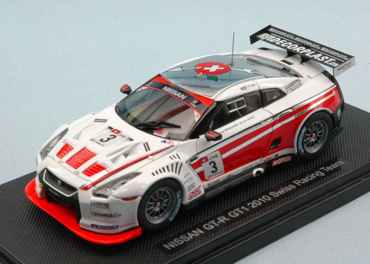 SCALE MODEL COMPATIBLE WITH NISSAN GT-R N.3 FIA GT1 2010 K.WENDLINGER-H.MOSER 1:43 EBBRO EB44355