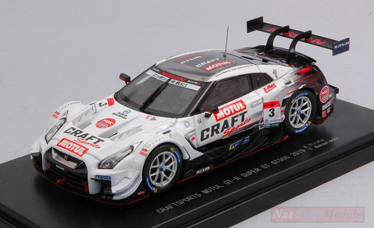 SCALE MODEL COMPATIBLE WITH NISSAN GT-R N.3 SUPER GT500 2019 K.HIRATE-F.MAKOWIECKI 1:43 EBBRO EB45716