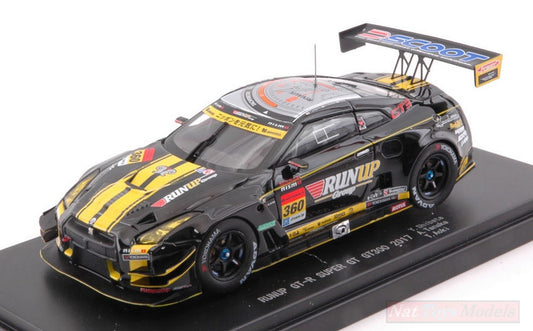 MODELE REDUIT COMPATIBLE AVEC NISSAN GT-R N.360 SUPER GT300 2017 Y.SHIBATA-A.TANAKA-T.AOKI 1:43 EBBRO EB45528