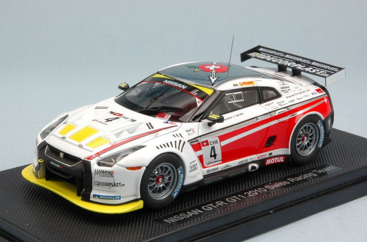 SCALE MODEL COMPATIBLE WITH NISSAN GT-R N.4 FIA GT1 2010 S.ARA-M.NILSSON 1:43 EBBRO EB44356