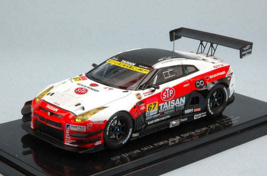 SCALE MODEL COMPATIBLE WITH NISSAN GT-R N.67 SUPER GT300 2014 N.YOKOMIZO-S.MITSUYAMA-K.MINEO 1:43 EBBRO EB45085