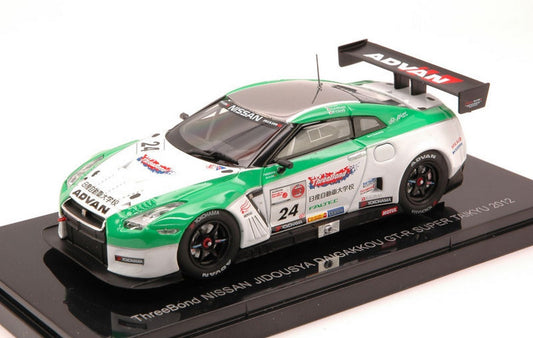 SCALE MODEL COMPATIBLE WITH NISSAN R35 GT-R N.24 SUPER TAIKYU 2012 FUJII-AMISAN-CHIYO 1:43 EBBRO EB44838