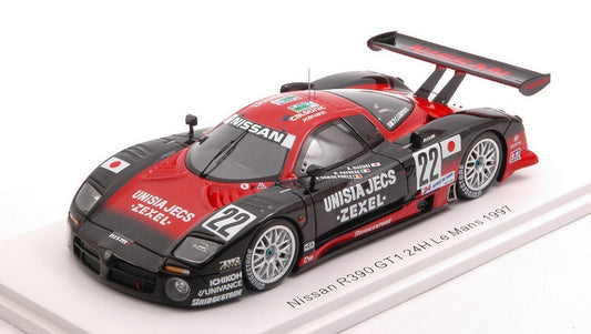 MODELE REDUIT COMPATIBLE AVEC NISSAN R390 GT1 N.22 LM 1997 SUZUKI-PATRESE-VAN DE POLE 1:43 SPARK MODEL S3578