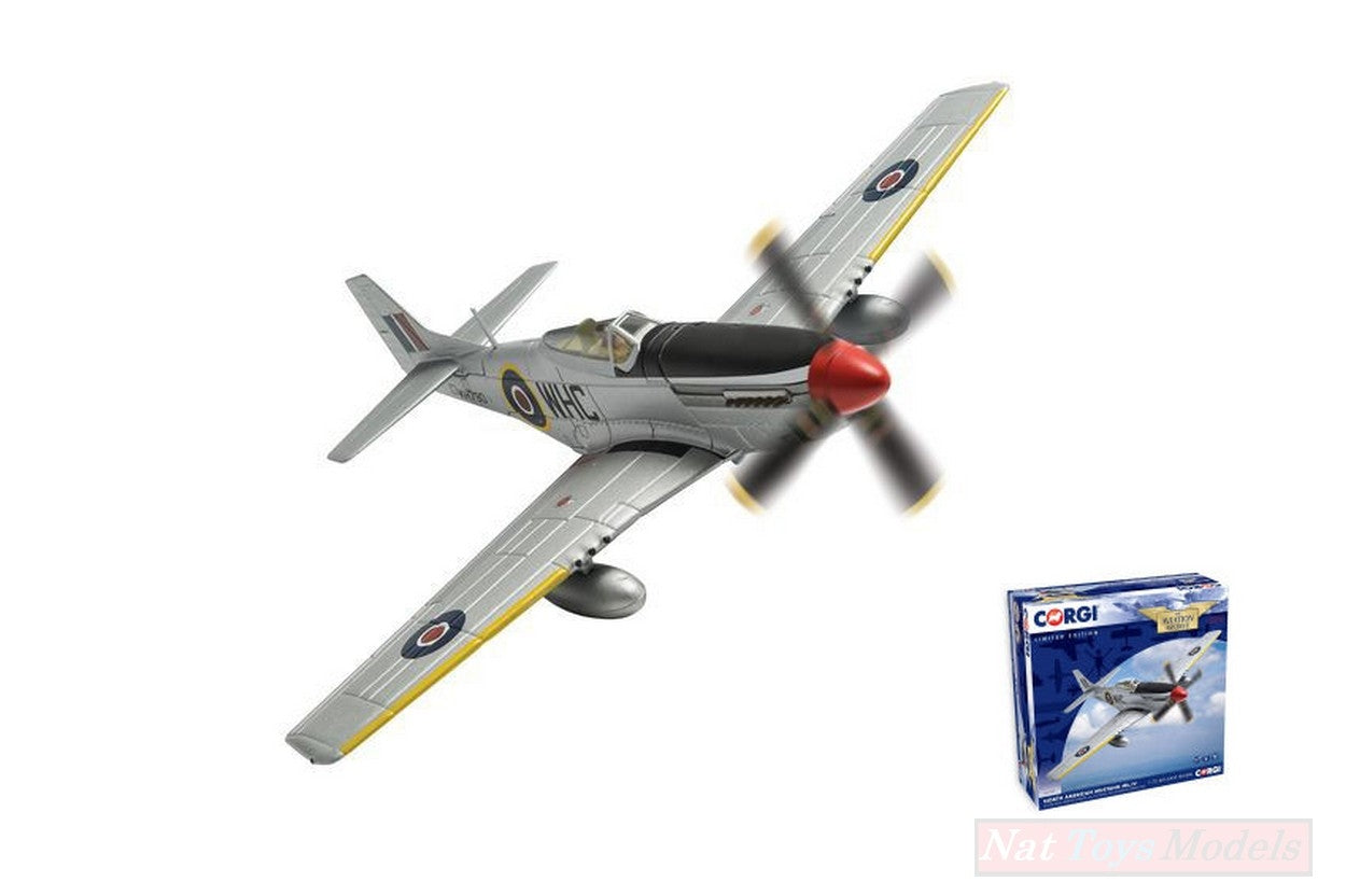 MODELLINO IN SCALA COMPATIBILE CON NORTH AMERICAN F-51D MUSTANG FF-943 SOUTH KOREA 1951 1:72 CORGI AA27703