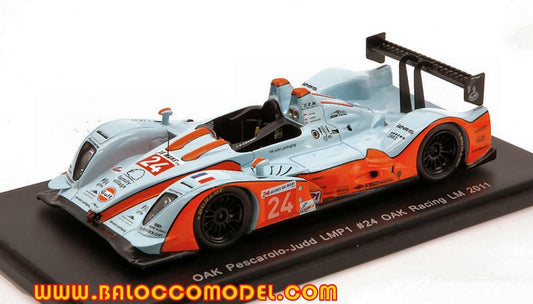 SCALE MODEL COMPATIBLE WITH OAK PESCAROLO-JUDD N.24 LM 2011 1:43 SPARK MODEL S2524