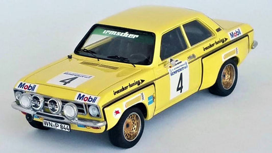 SCALE MODEL COMPATIBLE WITH OPEL ASCONA 2nd SEMPERIT RALLY 1973 ROHRL/BERGER 1:43 TROFEU TFDSN104