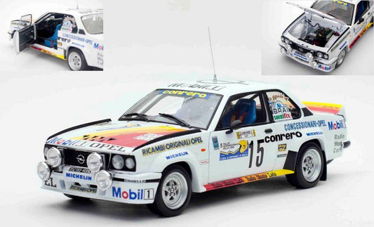 SCALE MODEL COMPATIBLE WITH OPEL ASCONA 400 N.15 INTERNAL RALLY. LANA 1982 M.BIASON-"RUDY" 1:18 SUNSTAR SS5376