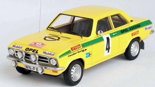 SCALE MODEL COMPATIBLE WITH OPEL ASCONA A 1st RALLY RUSSELHEIM 1973 ROHRL/BERGER 1:43 TROFEU TFDSN44