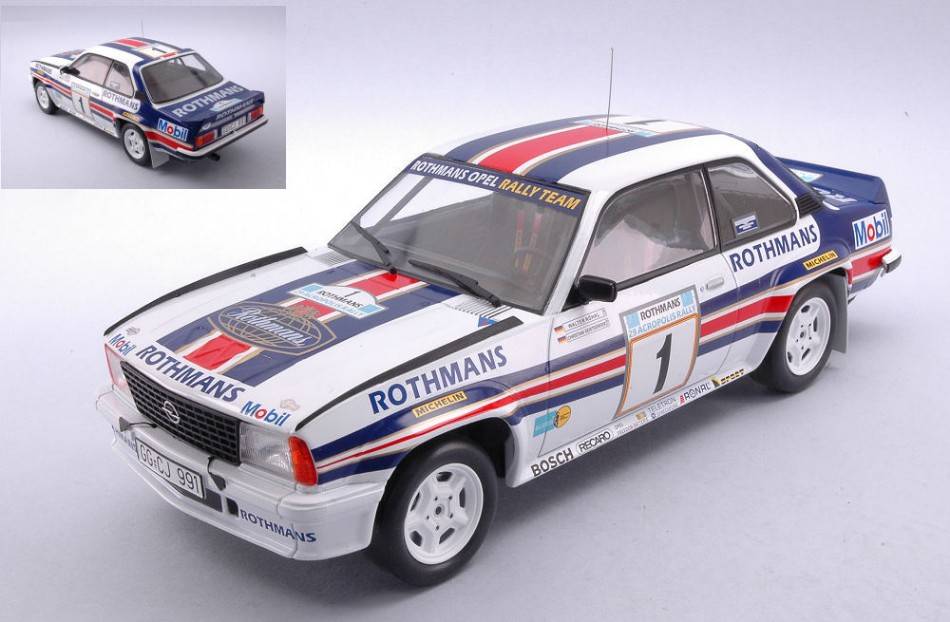 MODÈLE RÉDUIT COMPATIBLE AVEC OPEL ASCONA B 400 N.1 RALLYE ACROPOLE 1982 ROHRL/GEISTDORFER 1:18
 MODÈLE IXO 18RMC097A.20