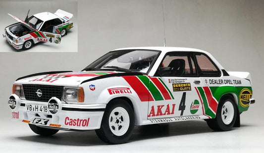 SCALE MODEL COMPATIBLE WITH OPEL ASCONA B 400 N.4 SACHS WINTER RALLY 1981 KRISTIANSEN-HARTIGSEN 1:18 SUNSTAR SS5370