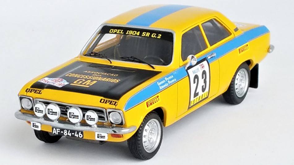 SCALE MODEL COMPATIBLE WITH OPEL ASCONA TAP RALLY 1974 PEREIRA/PEREIRA 1:43 TROFEU TFDSN118