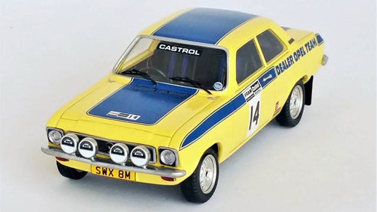 SCALE MODEL COMPATIBLE WITH OPEL ASCONA WELSH RALLY 1974 BROOKES/HUDSON-EVANS 1:43 TROFEU TFDSN110