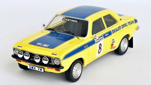 SCALE MODEL COMPATIBLE WITH OPEL ASCONA WELSH RALLY 1974 FALL/BROAD 1:43 TROFEU TFDSN117