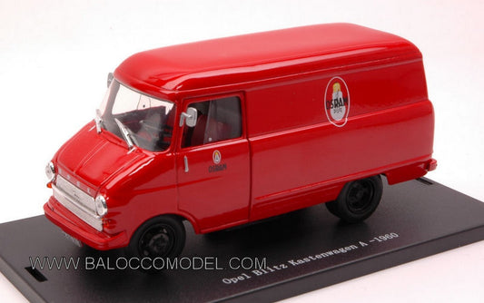 MODELLINO IN SCALA COMPATIBILE CON OPEL BLITZ KASTENWAGEN 1960 OSRAM 1:43 STARLINE STR56064