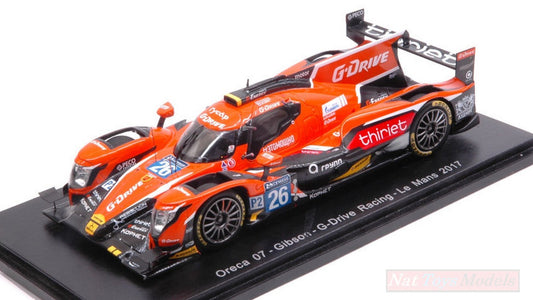 MODELLINO IN SCALA COMPATIBILE CON ORECA 07 GIBSON N.26 DNF LM 2017 RUSINOV-THIRIET-LYNN 1:43 SPARK MODEL S5813