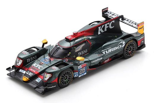 MODELLINO IN SCALA COMPATIBILE CON ORECA 07 GIBSON N.28 2nd LMP2 CLASS LM 2021 GELAEL-VANDORNE-BLOMQVIST 1:43 SPARK MODEL S8243