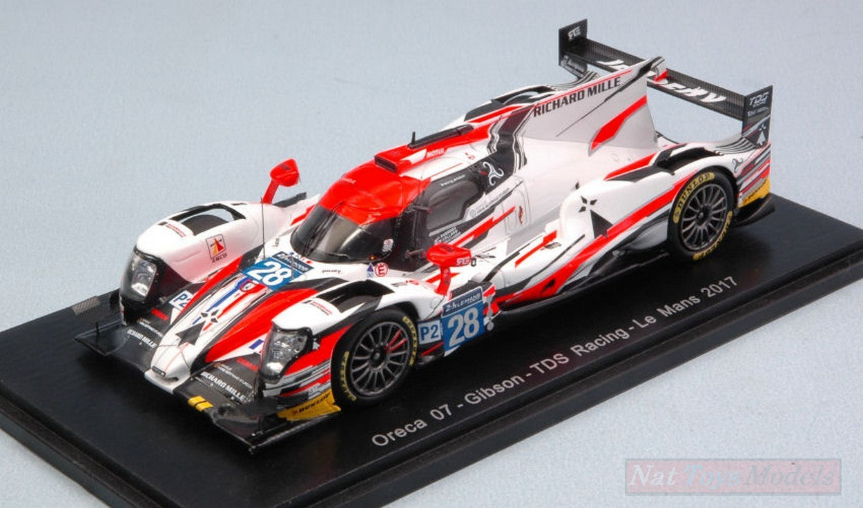 MODELLINO IN SCALA COMPATIBILE CON ORECA 07 GIBSON N.28 DNF LM 2017 PERRODO-VAXIVIERE-COLLARD 1:43 SPARK MODEL S5815