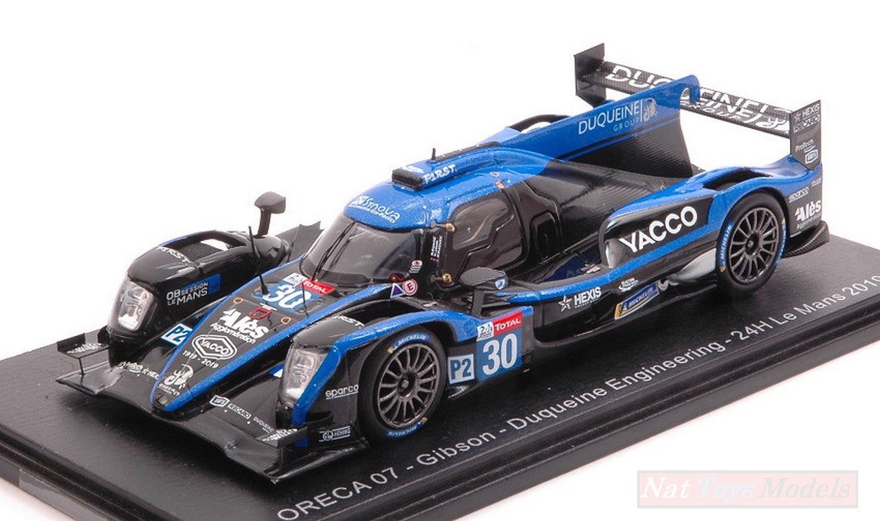 MODELLINO IN SCALA COMPATIBILE CON ORECA 07 GIBSON N.30 LM 2019 N.JAMIN-P.RAGUES-R.DUMAS 1:43 SPARK MODEL S7915