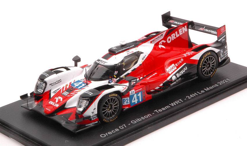 MODELE REDUIT COMPATIBLE AVEC ORECA 07 GIBSON N.41 LM 2021 KUBICA-DELETRAZ-YE 1:43 SPARK MODEL S8251