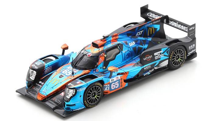 MODELE REDUIT COMPATIBLE AVEC ORECA 07 GIBSON N.65 24H LE MANS 2022 CANAL/JAMIN/VAN UITERT 1:43 SPARK MODEL S8641