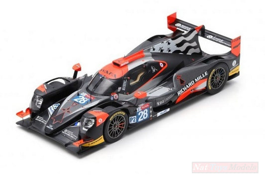 MODELLINO IN SCALA COMPATIBILE CON ORECA 07 N.28 DSQ LM 2018 PERRODO-VAXIVIERE-DUVAL 1:18 SPARK MODEL S18400